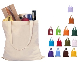 Bolsas de Mano Ecológicas Personalizadas, 65% Algodón, 35% Poliéster, Estilo Vintage para Mujer, con Diseño de Diamantes, para Compras, Viajes y Regalos - Product Image 1