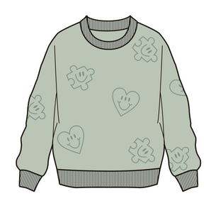 T-shirt personnalisé à manches courtes en coton, coupe décontractée, série Endless Waves, effet délavé et vieilli, grammage lourd - Product Image 6
