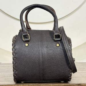 Sac de voyage Speedy en cuir de vachette fait main grande capacité, sac de week-end de luxe pour femme, fabrication OEM - Product Image 5