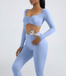 Conjuntos Deportivos Cómodos para Mujer, de Secado Rápido, Conjuntos Atléticos de Alta Calidad para Gimnasio y Fitness, Nueva Llegada - Product Image 2