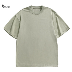 เสื้อยืดผ้าฝ้ายออร์แกนิค 250 GSM สำหรับผู้ชาย ผ้าเป็นมิตรต่อสิ่งแวดล้อม เนื้อผ้านุ่มพิเศษ สวมใส่สบาย สไตล์ลำลองแนวสตรีทแวร์ - Product Image 4