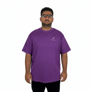 Camiseta de Hombre de Alta Calidad 100% Algodón, Personalizada, Talla Grande, Diseño Holgado para Fisicoculturismo, Media Manga - Product Image 1