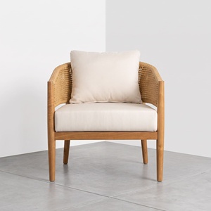 Sillón de Ratán y Madera de Teca Indonesia, Fabricación de Muebles Personalizados, OEM, ODM, Venta al por Mayor, Asientos para Marcas de Hostelería, Importadores - Product Image 2