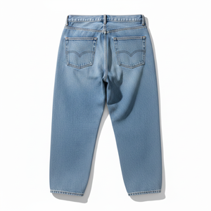 Customized Wholesale New Ripped Pants High Waist Ripped Straight Leg Denim <b>Jeans</b> Distressed Wash Cotton Casual Style <b>Button</b> <b>Fly</b> - Product Image 5