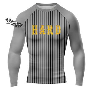 Chemises de compression pour hommes UPF 50+ à manches courtes, protection UV, pour la natation et le surf, en spandex/polyester - Product Image 6