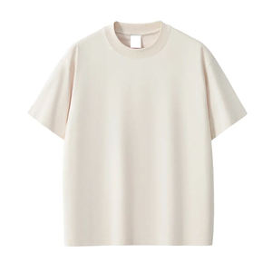 เสื้อยืดพิมพ์ลายตามสั่งรุ่นล่าสุด เสื้อยืดผู้ชาย แขนสั้น ทรงโอเวอร์ไซส์ รับทำโลโก้ตามสั่ง คุณภาพทนทาน - Product Image 1