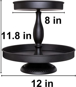 Metal Made Black Finished 3-Tier Cake <b>Stand</b> High Quality Modern Decorative Cake Displaying <b>Stand</b> for Birthday/Party/Events Decor - Product Image 6