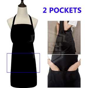 Multicolored Bib <b>Apron</b> for <b>Women</b> & Adult Girls <b>Kitchen</b> <b>Aprons</b> with Pockets for Cooking Painting BBQ Grilling Baking Bulk Supply - Product Image 3