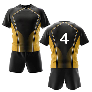 Conjunto de camiseta de fútbol negra y naranja para hombre, uniforme de poliéster que absorbe la humedad, manga corta, cuello redondo, para adultos, para todas las estaciones - Product Image 4