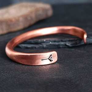 Rose Gold Plated <b>Copper</b> Alloy <b>Bangle</b> Bracelet Classic Style Unisex Jewelry Simple Design Smooth Finish <b>bangle</b> men women hand - Product Image 4