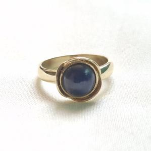 Anillo Bohemio Vintage de Plata de Ley 925 con Baño de Rodio y Cabujón de Luna Arcoíris Natural Hecho a Mano para Bodas y Fiestas - Product Image 3