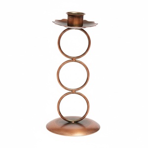 Ensemble de 2 bougeoirs vintage en fer, porte-bougie classique en métal pour centres de table de mariage et décoration de table à domicile, prix bas - Product Image 2