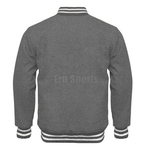 Blouson universitaire d'hiver pour homme, coupe confortable, coutures de qualité supérieure, col montant, logo frontal, respirant, écologique, pour usage décontracté - Product Image 3