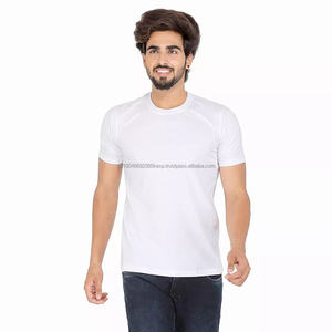 Classic plain <b>white</b> cotton <b>t</b> <b>shirt</b> for <b>men</b> unisex soft breathable short sleeve top bulk custom printing available - Product Image 6