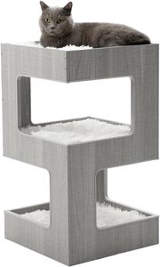 Modern Cat Furniture Spacious Perch Multi-Level Luxury Cat <b>Tree</b> <b>Stand</b> House for Kittens with Removable Soft Blanket and Condo - Product Image 4