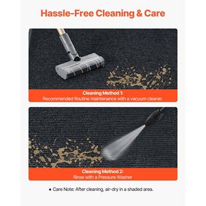 Tapis industriel rayé élégant 10 x 3 pieds avec support en PVC, qualité commerciale, paillasson pour usage intérieur et extérieur - Product Image 6