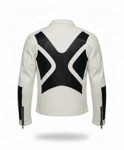 Veste universitaire en cuir PU de haute qualité pour hommes, imperméable et coupe-vent, design réversible, toucher doux, vêtement d'extérieur d'hiver, logo sur le devant - Product Image 2
