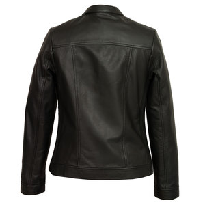 Chaqueta de Cuero PU Otoño 2026, Nueva, Corte Ajustado, Color Sólido, Personalizada, Chaqueta de Cuero para Mujer de Invierno - Product Image 6