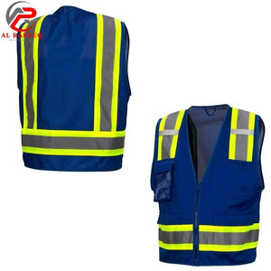 Chaleco de Seguridad Reflectante de Alta Visibilidad, Chaleco de Trabajo Industrial de Alta Visibilidad, Fabricante OEM Personalizado - Product Image 5