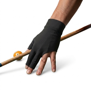Guantes de Billar de Secado Rápido, Diseño Transpirable con Muñequera Ajustable, Guantes para Billar y Snooker - Product Image 6