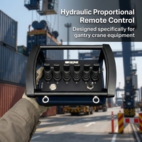 Sistema de Control Remoto Inalámbrico Hidráulico Proporcional de 6 Canales NM-047 con Salida PWM para Maquinaria de Construcción