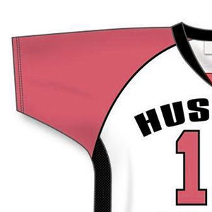 Custom Team Lacrosse Jersey V Neck Sportswear Anti-Bacterial <b>Silk</b> Screen Printed Uniform Shirt 100% Polyester Quick Dry <b>Red</b> - Product Image 6