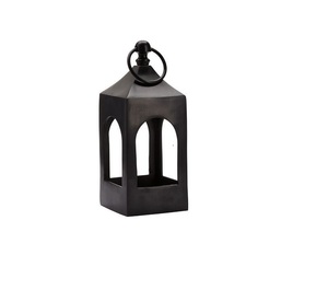 Exclusive Home Decorative Modern Looking Metal Candle <b>Lantern</b> In <b>Black</b> Finished Centerpiece For Wedding & Outdoor Decor - Product Image 2