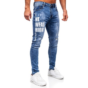 Pantalones de mezclilla de carreras de motos y coches totalmente hechos a medida para hombre, pantalones vaqueros ajustados de último diseño, ropa transpirable de talla grande - Product Image 4