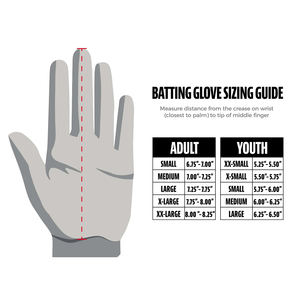 Guantes de Bateo de Béisbol en Oferta, Color Negro, Ligeros, Elásticos, para Entrenamiento Deportivo, para Adultos - Product Image 6