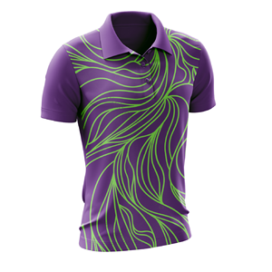 Polo Estampado para Hombre al por Mayor, Ligero, de Secado Rápido, para Gimnasio y Deportes, con Diseño Gráfico Personalizado de Rayas, Cuello Camisero, para Verano - Product Image 4