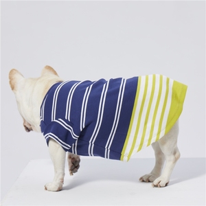 ODM Classic Small Pet Polo en coton et polyester bleu marine - Product Image 3