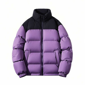 Men <b>Winter</b> Hooded Bubble Jacket Waterproof Lightweight Warm <b>Quilted</b> Casual Full Zip Regular Fit Outdoor Comfortable Outerwear - Product Image 4