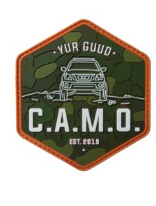 C.A.M.O. Patch en caoutchouc 3D camouflage, motif voiture, à coudre, Est. 2020 - Product Image 5