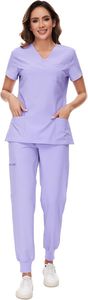 Long Lasting Durability Flexible Mobility Hospital Scrub <b>Sets</b> Light Stretch Women Scrub <b>Sets</b> Designed for Soft Breathable Wear - Product Image 3