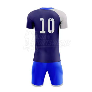 ชุดเสื้อและกางเกงฟุตบอลสไตล์ล่าสุด ผลิตจากวัสดุที่ช่วยระบายเหงื่อ เหมาะสำหรับการฝึกซ้อมและการแข่งขันอย่างเป็นทางการ - Product Image 2