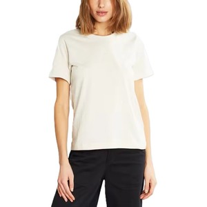 Camisetas Personalizadas Casuales de 220 Gramos, Transpirables, con Logotipo Estampado en el Cuello, de Manga Corta para Mujer - Product Image 1