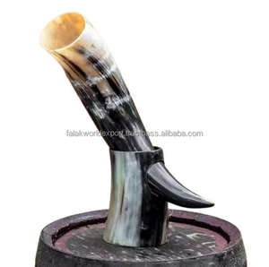 Authentic Buffalo <b>Horn</b> Drinkware <b>Viking</b> <b>Horns</b> Handmade in India Custom Branding Options Natural Crafts for Global B2B Buyers-FWE - Product Image 4