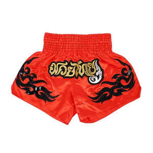 Customized Thai Style <b>Shorts</b> Private Label Production Smooth Satin Material Quick Dry Lightweight Gym Workout <b>Shorts</b> - Product Image 3