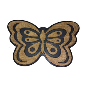 Vente en gros Tapis de porte modernes en caoutchouc de coco Tapis de jute antidérapant sans brosse pour la maison et l'hôtel Meilleur prix compétitif - Product Image 1