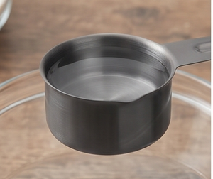 Ensemble de tasses à mesurer élégantes en métal, résistantes à la chaleur, pour la cuisine, outils de pâtisserie, équipement de mesure en acier inoxydable de qualité durable - Product Image 2