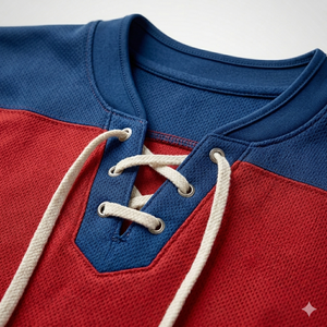 Jersey de Hockey sobre Hielo Personalizado con Logotipo para Hombre, Impresión por Transferencia de Calor, Rojo, Manga Larga, Transpirable, Secado Rápido, Servicio OEM del Equipo Knights - Product Image 4