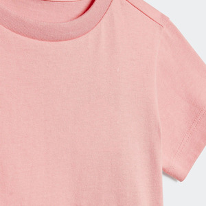 Conjunto de dos piezas de verano para niñas, camiseta de algodón y pantalones cortos a juego / Camiseta de manga corta rosa y pantalones cortos para bebés - Product Image 6