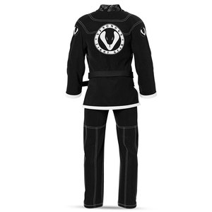 Kimono de Jiu Jitsu Brasileño Venomous Black Viper BJJ Gi Premium Pearl Weave, Uniforme de Grappling Duradero, 100% Algodón Transpirable - Product Image 3
