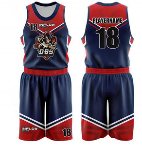 Maillots de basket-ball personnalisés avec votre propre logo, en mesh polyester respirant, sublimation, pour hommes et étudiants. - Product Image 4