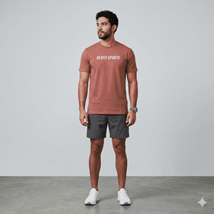 T-shirt de sport surdimensionné à col rond, impression personnalisée de haute qualité, homme, coton, streetwear, long, lourd, t-shirt long. - Product Image 6