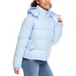 Veste matelassée décontractée haut de gamme pour femme OEM, veste d'hiver matelassée pour femme, vêtement de mode pour l'extérieur, veste matelassée boutonnée - Product Image 6