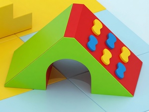 Parque Infantil Interior con Tobogán y Coche Montable para Niños - Product Image 3