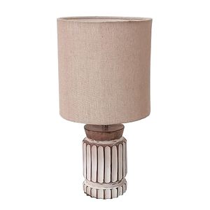 Modern Bedroom <b>Table</b> Lamp <b>Bedside</b> Desk Beige Fabric Shade Decorative Housewarming Tabletop Home Hotel Use - Product Image 5