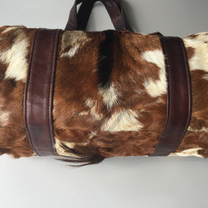 Bolso de Hombro de Cuero Genuino de Piel de Vaca con Pelo, Hecho a Mano, Venta al por Mayor, Fabricante Directo de Fábrica - Product Image 5