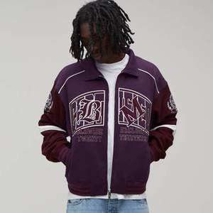 Veste universitaire personnalisée pour hommes, qualité supérieure, style baseball, manteau bomber décontracté, streetwear, vêtements OEM en gros - Product Image 1